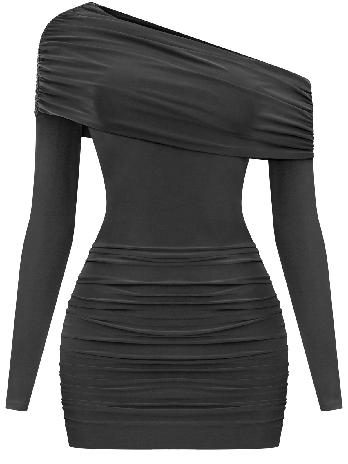 Andrea Off the Shoulder Dress (Black)