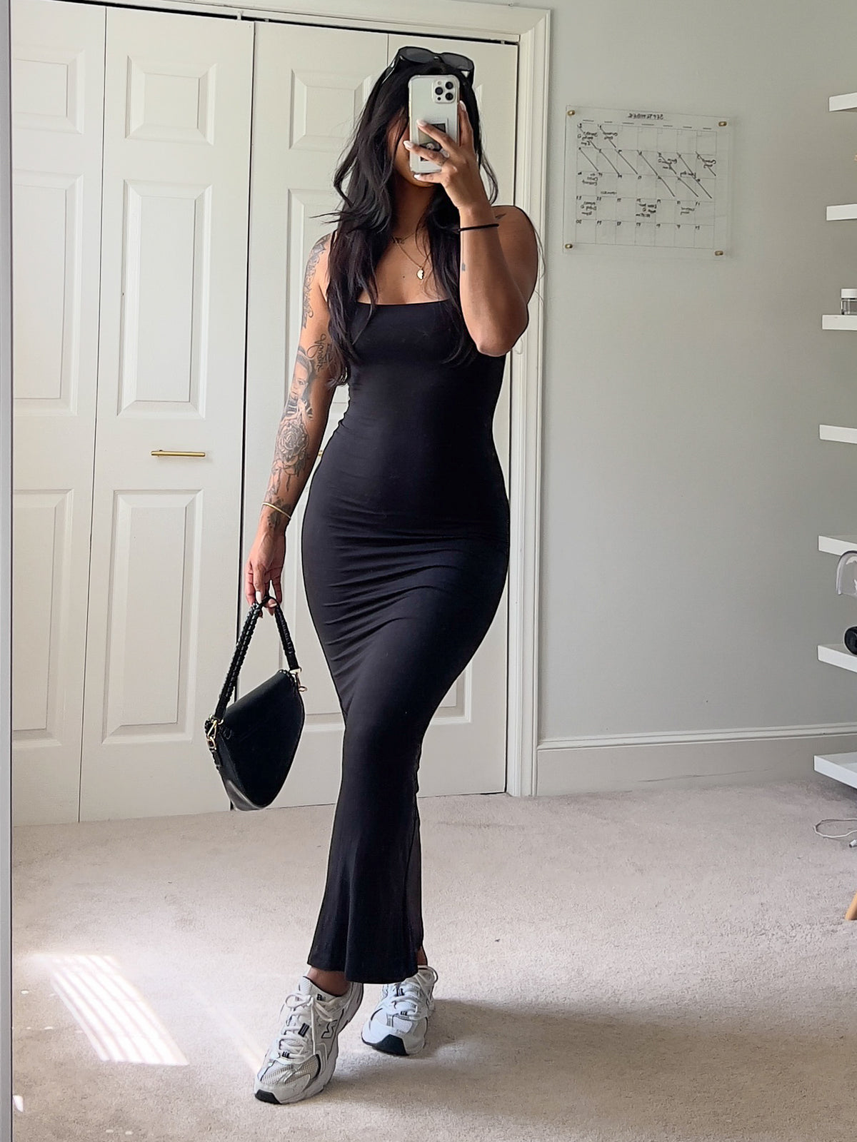 Vanessa Long Maxi Dress (Black)