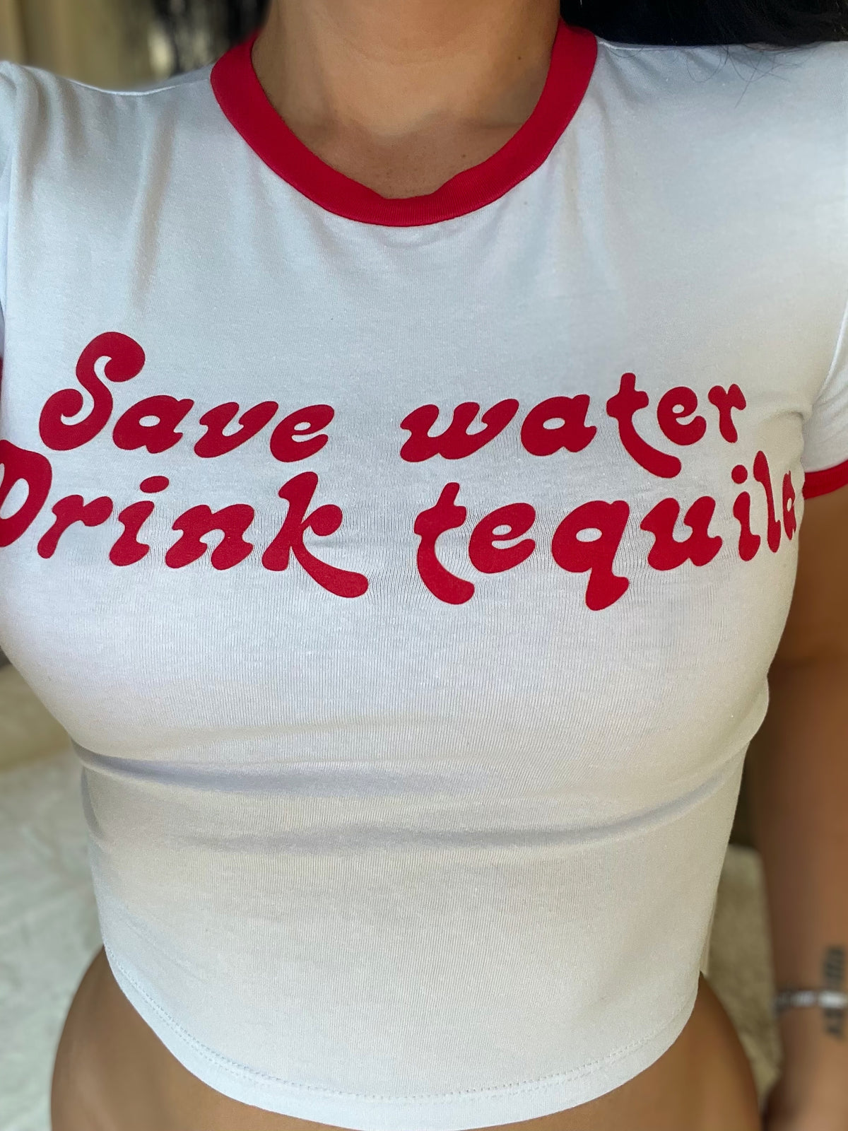 Water &amp; Tequila Top (White)