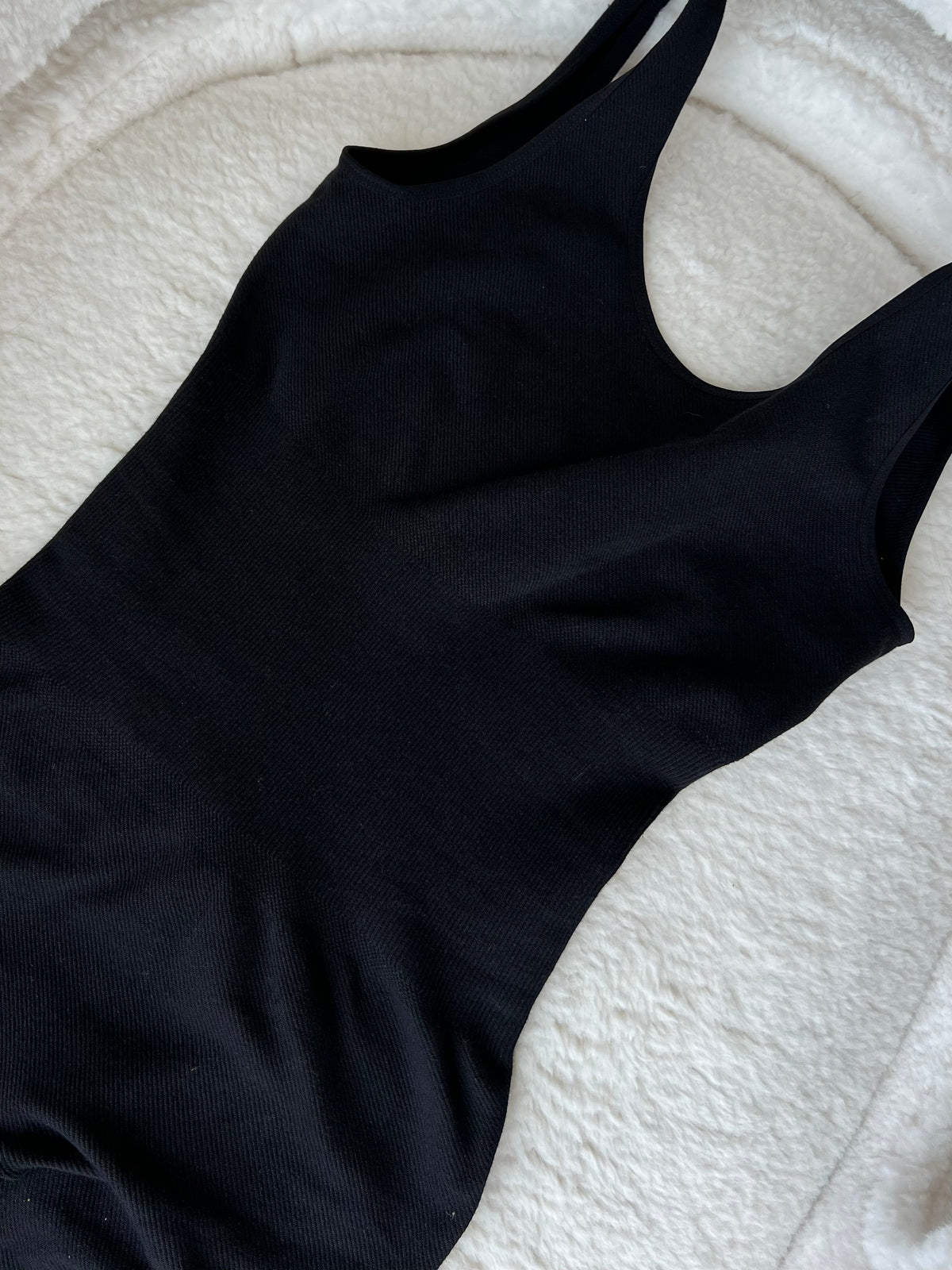 Brianna Ribbed Jumpsuit (Black)