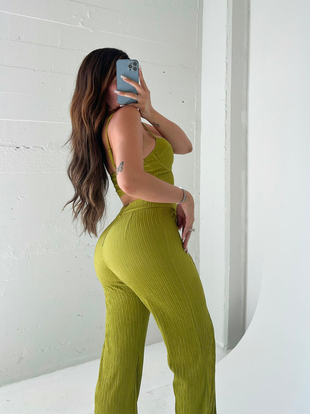 Jazmine Corset 2 Piece (Sage)