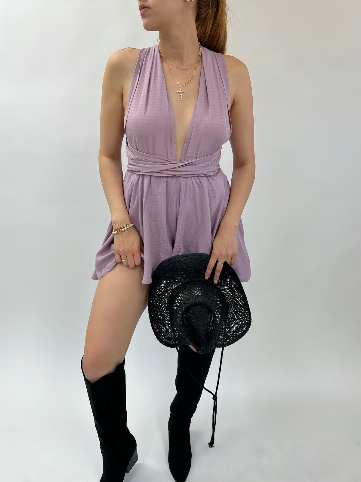 Katherine Romper (Mauve)