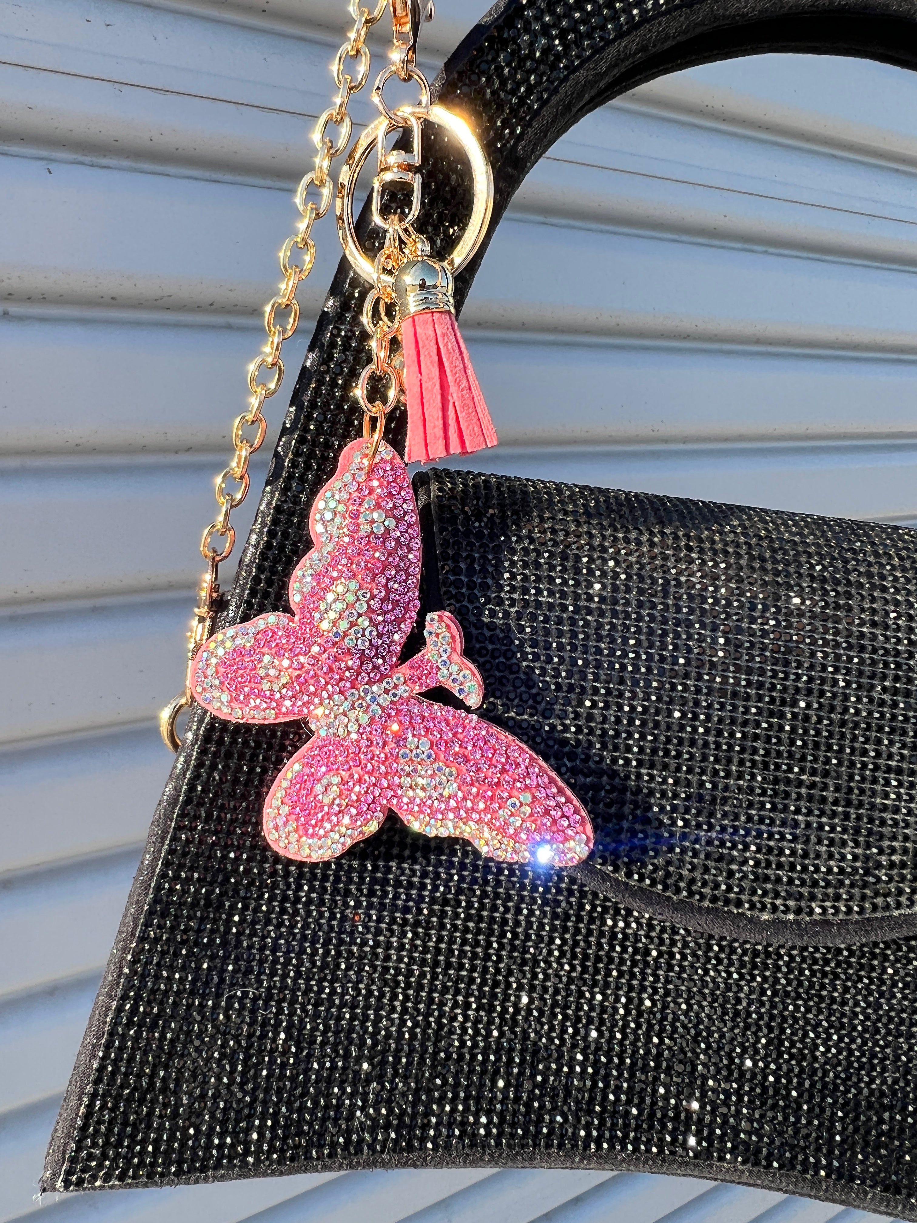 Iridescent Pink Glitter Keychain💞 – Bruises To Butterflies LLC