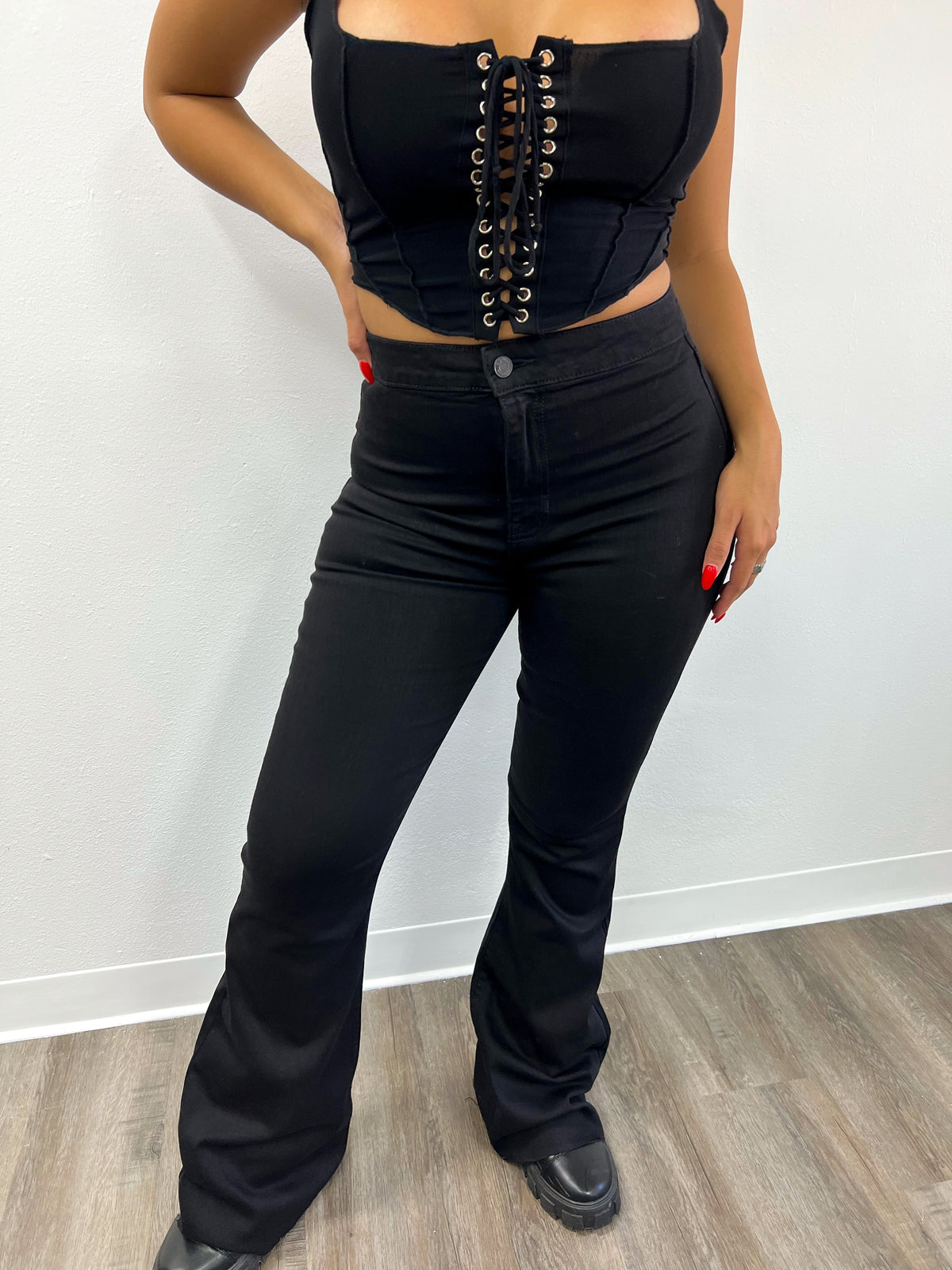 Naomi Denim Jeans (Black)