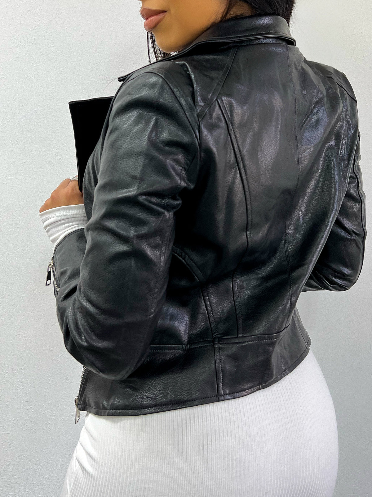 Molly Leather Jacket (Black)