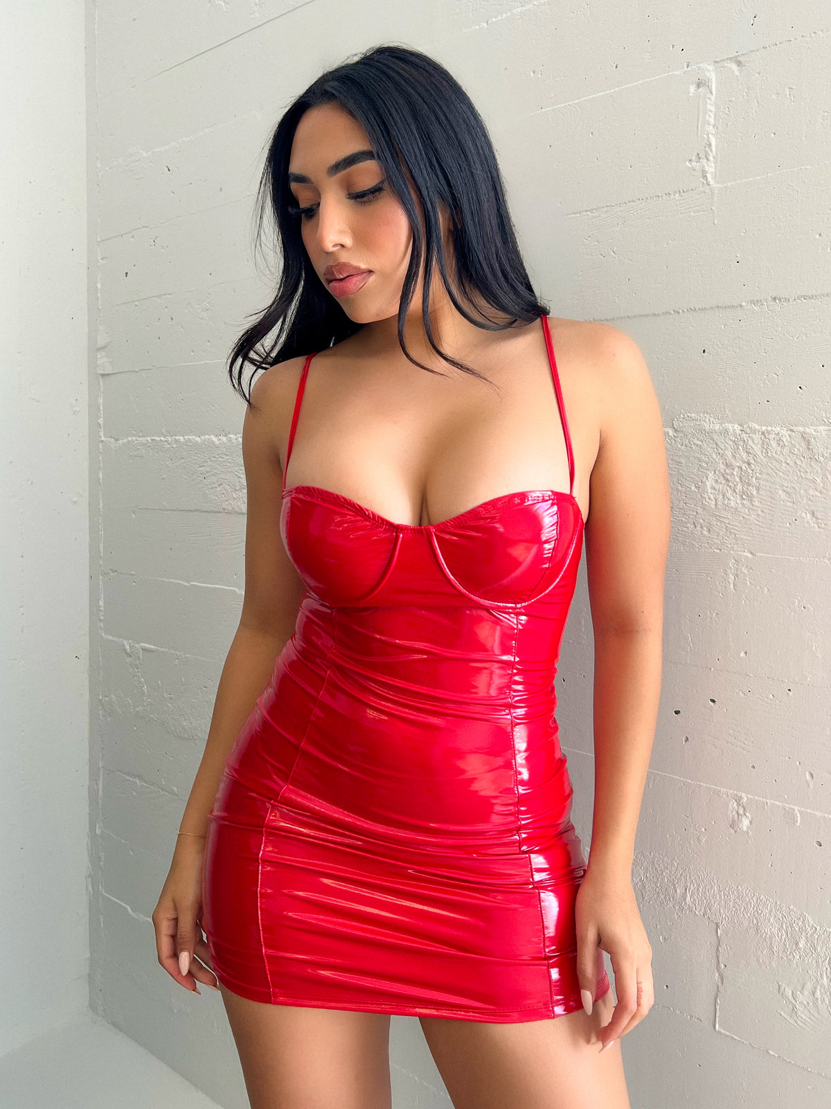 Ceci Mini Dress (Red)