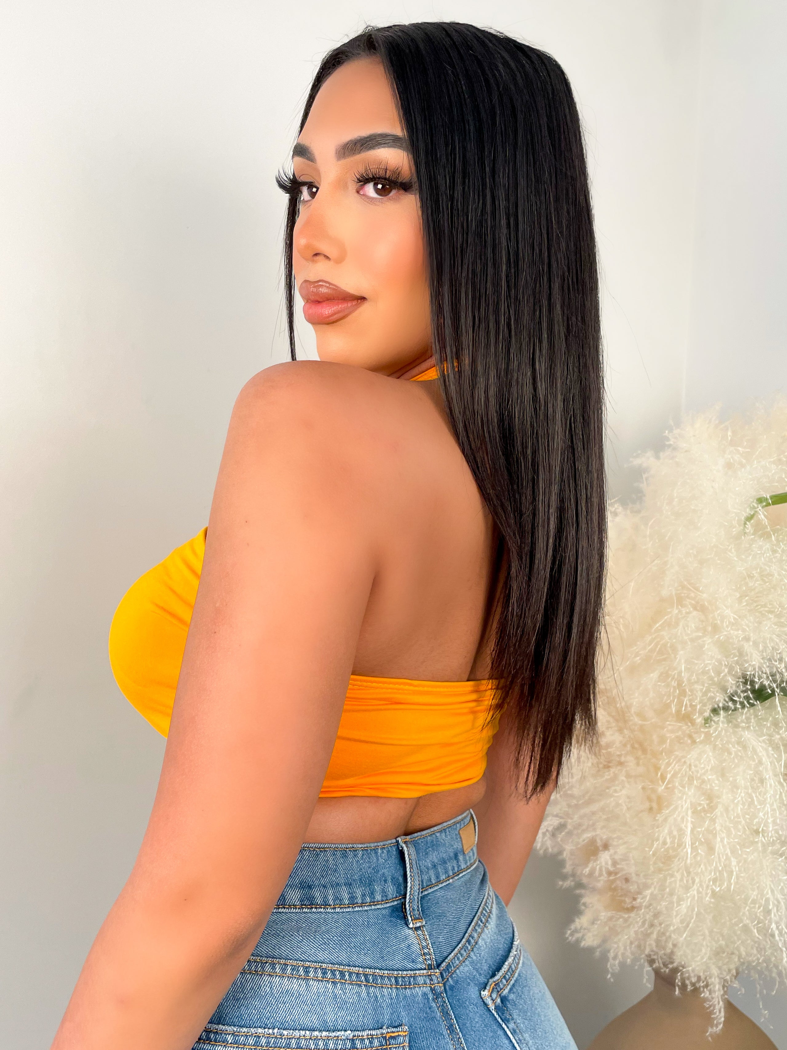 Sasha Crop Top (Mustard) - Laura's Boutique, Inc Sasha Crop Top (Mustard) - Laura's Boutique, Inc