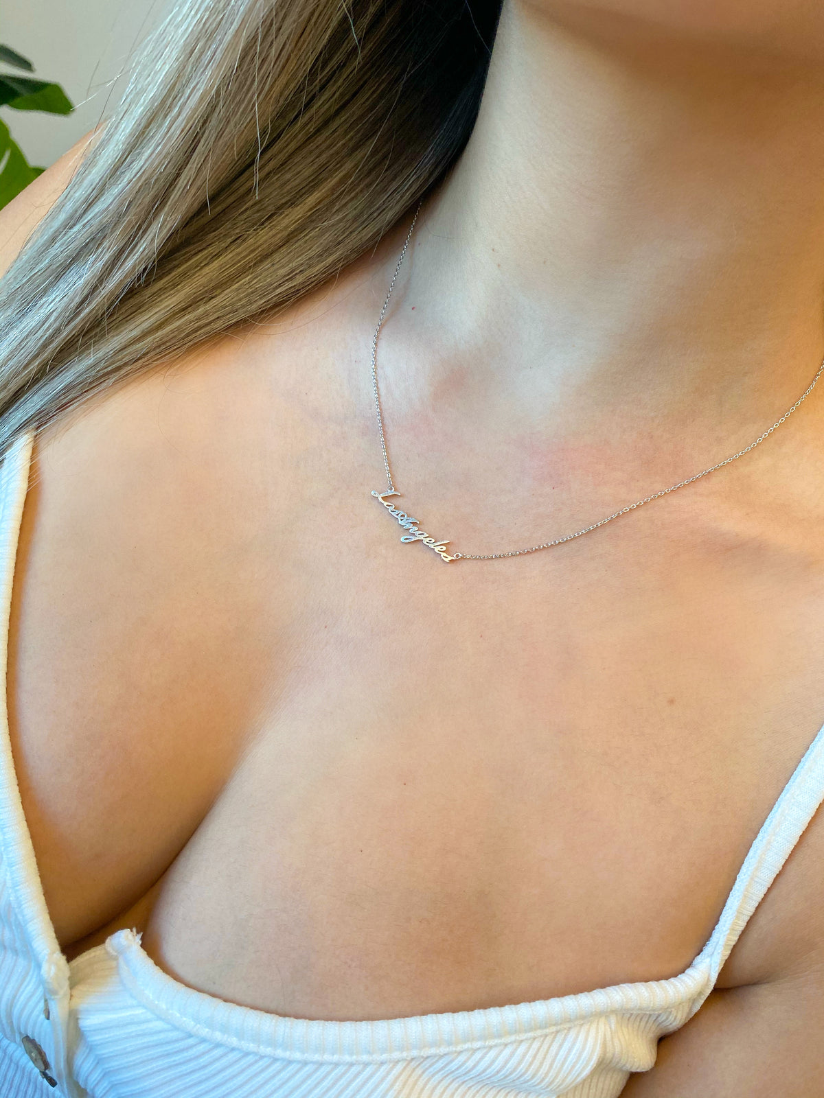 LA necklace (Silver)
