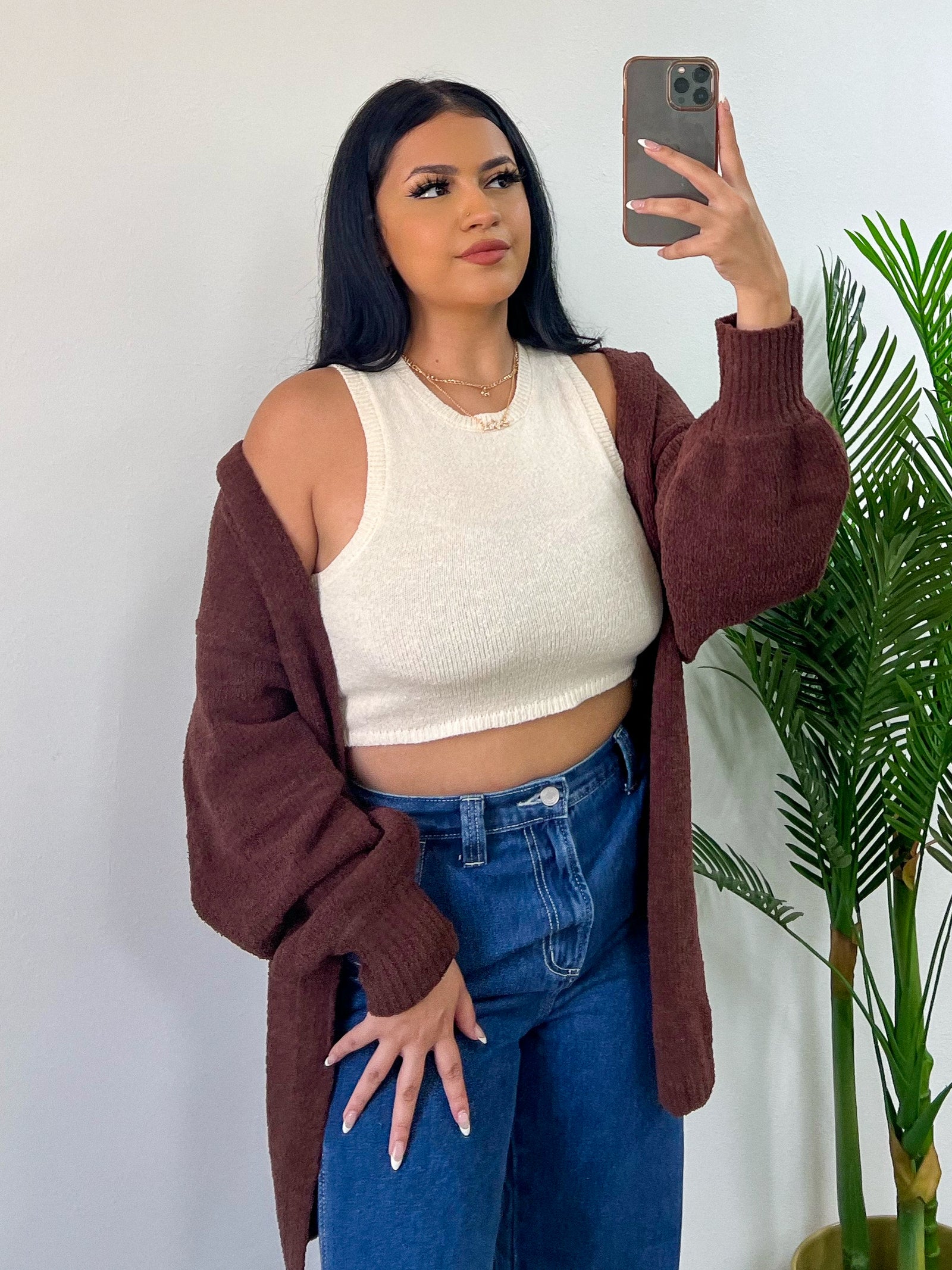 Amy Cardigan (Brown)