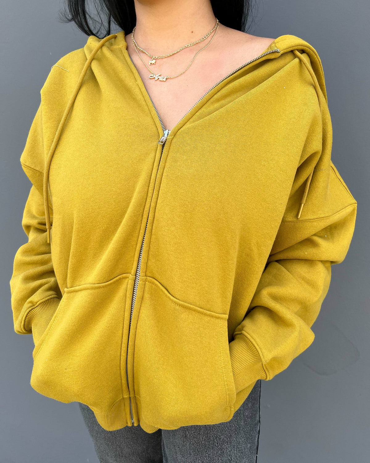 Daniella Oversize Sweater (Light Olive)