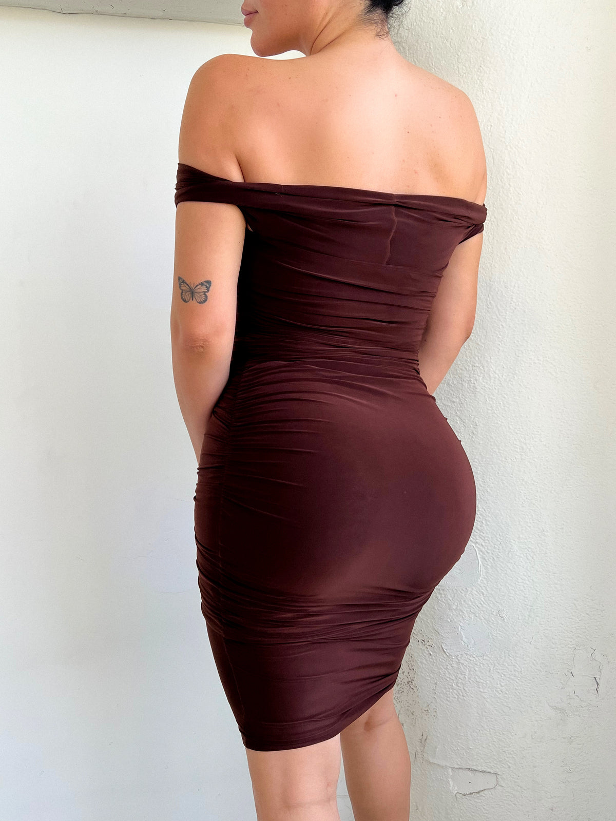 Serena Dress (Brown)