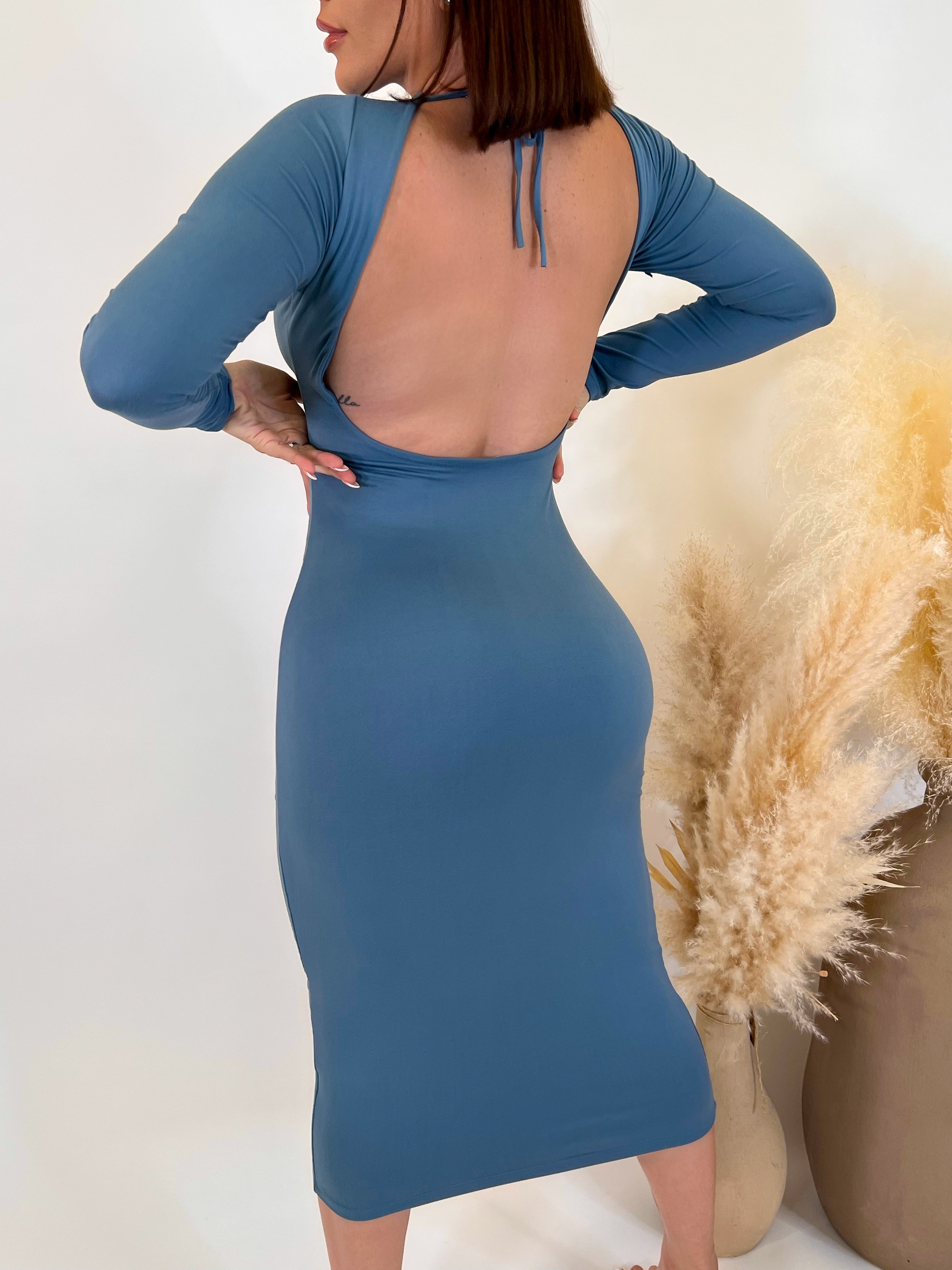 Mckenzie Maxi Dress (Slate)
