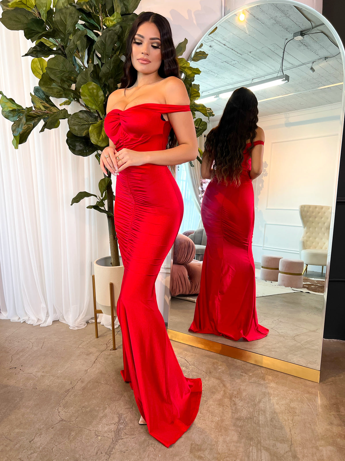 Leslie Dress (Red)