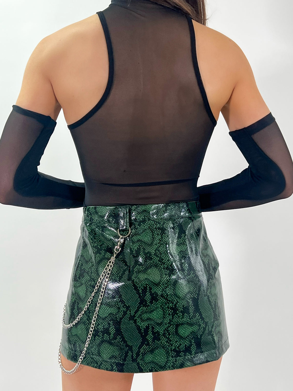 Lily Snake Skirt (Green)