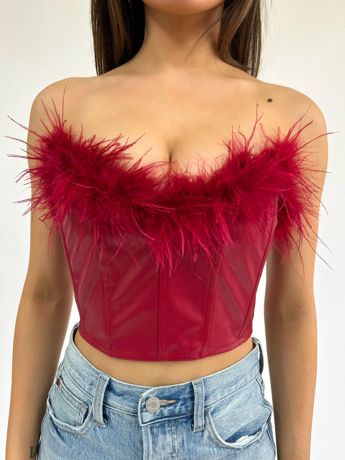 Vicky Corset top (Red)