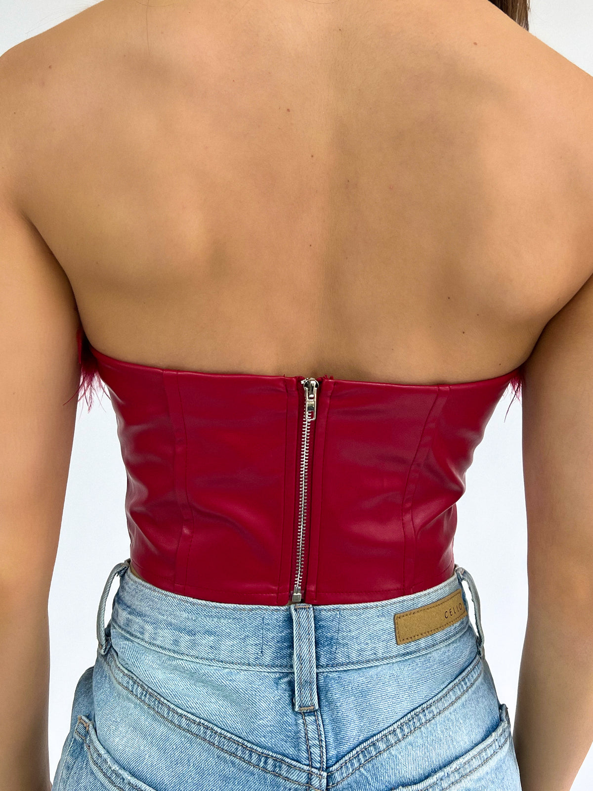 Vicky Corset top (Red)