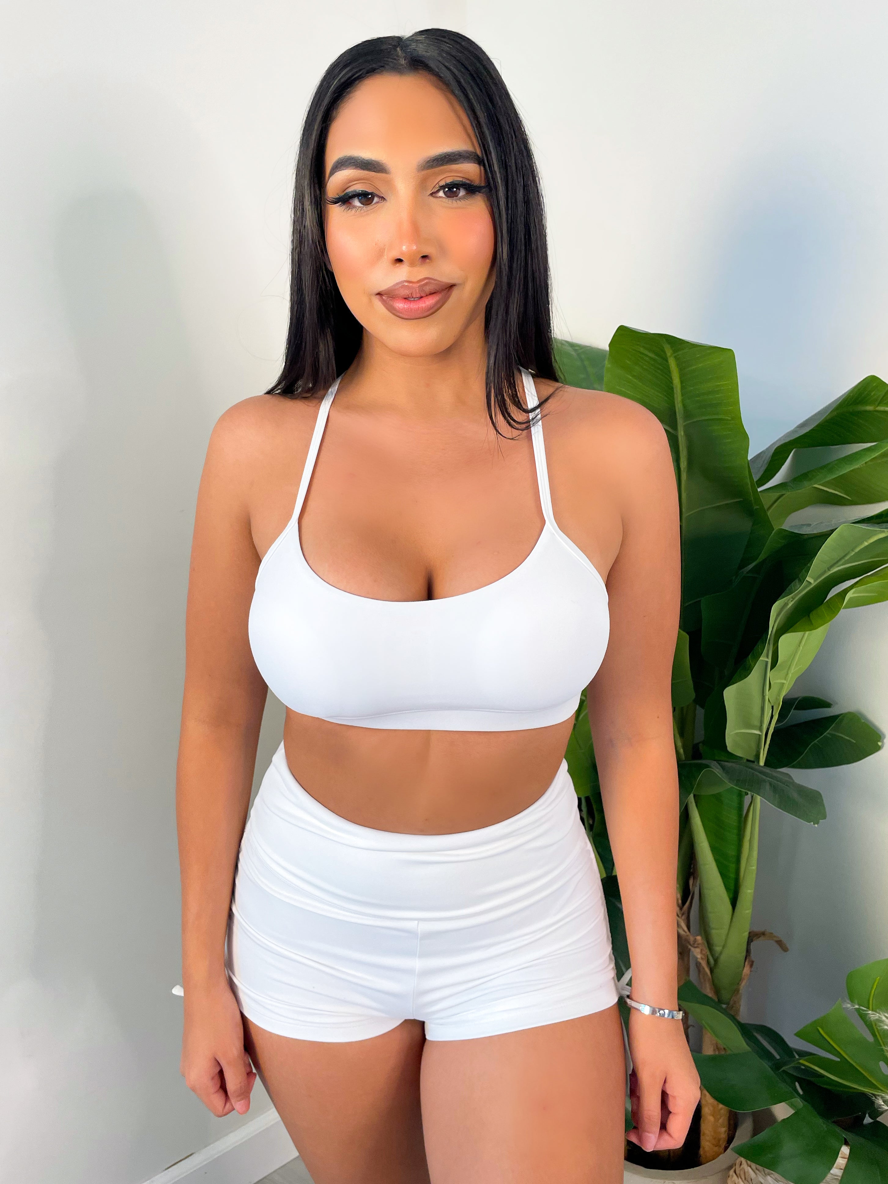 Caroline Shorts (White) Laura's Boutique, Inc