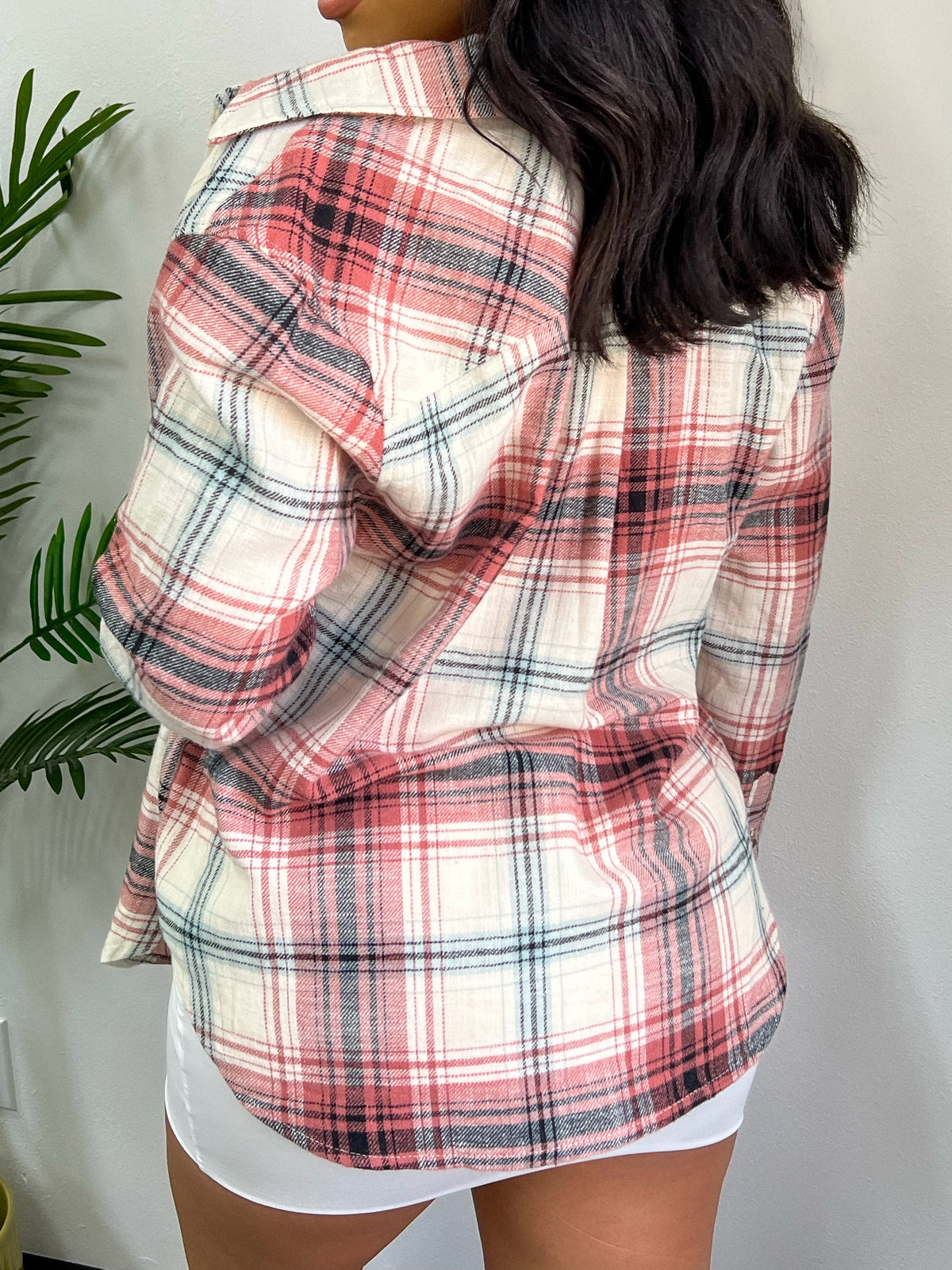 Audrey Flannel Shirt (Mauve)