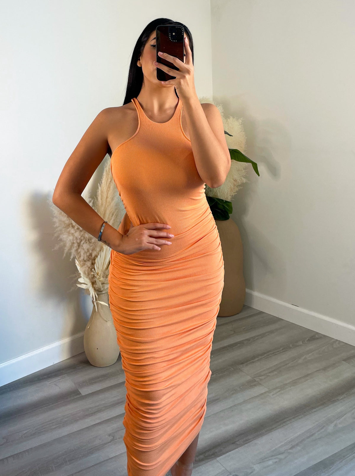 Reyna Dress (Orange)
