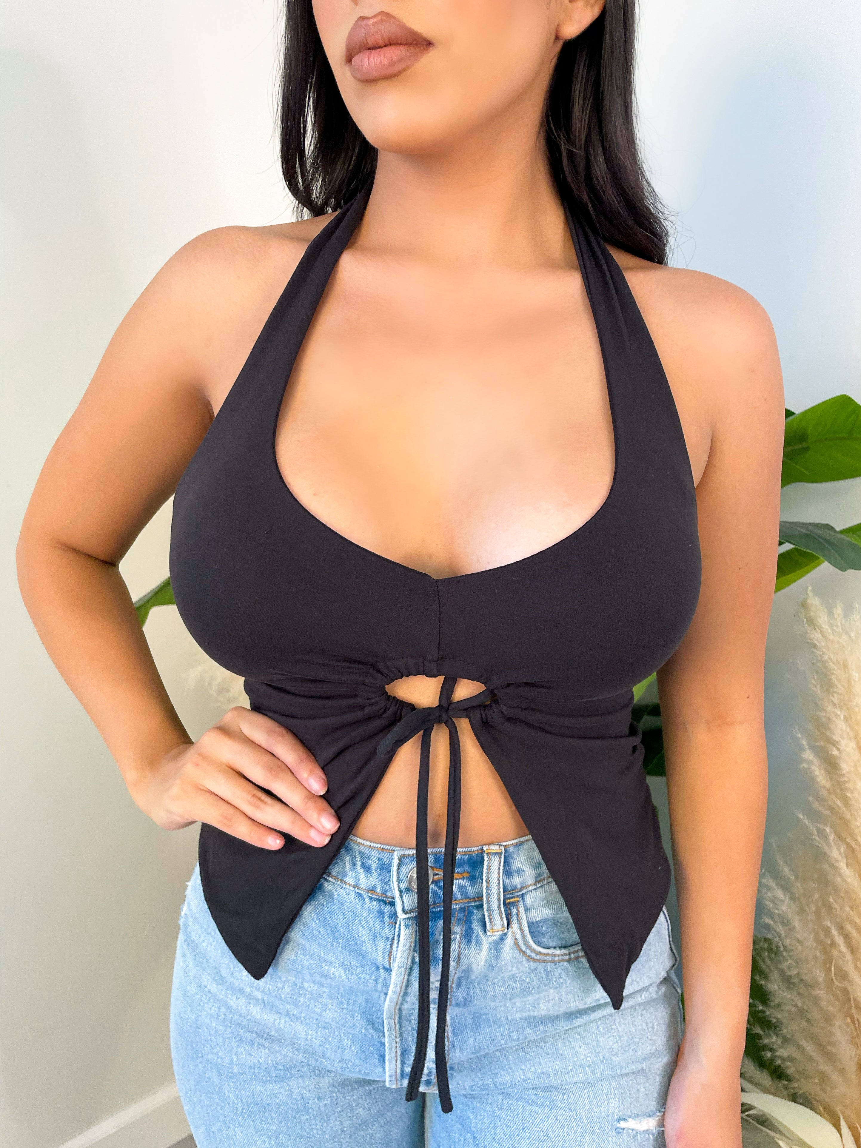 Vicky Tank Top (Black) - Laura's Boutique, Inc