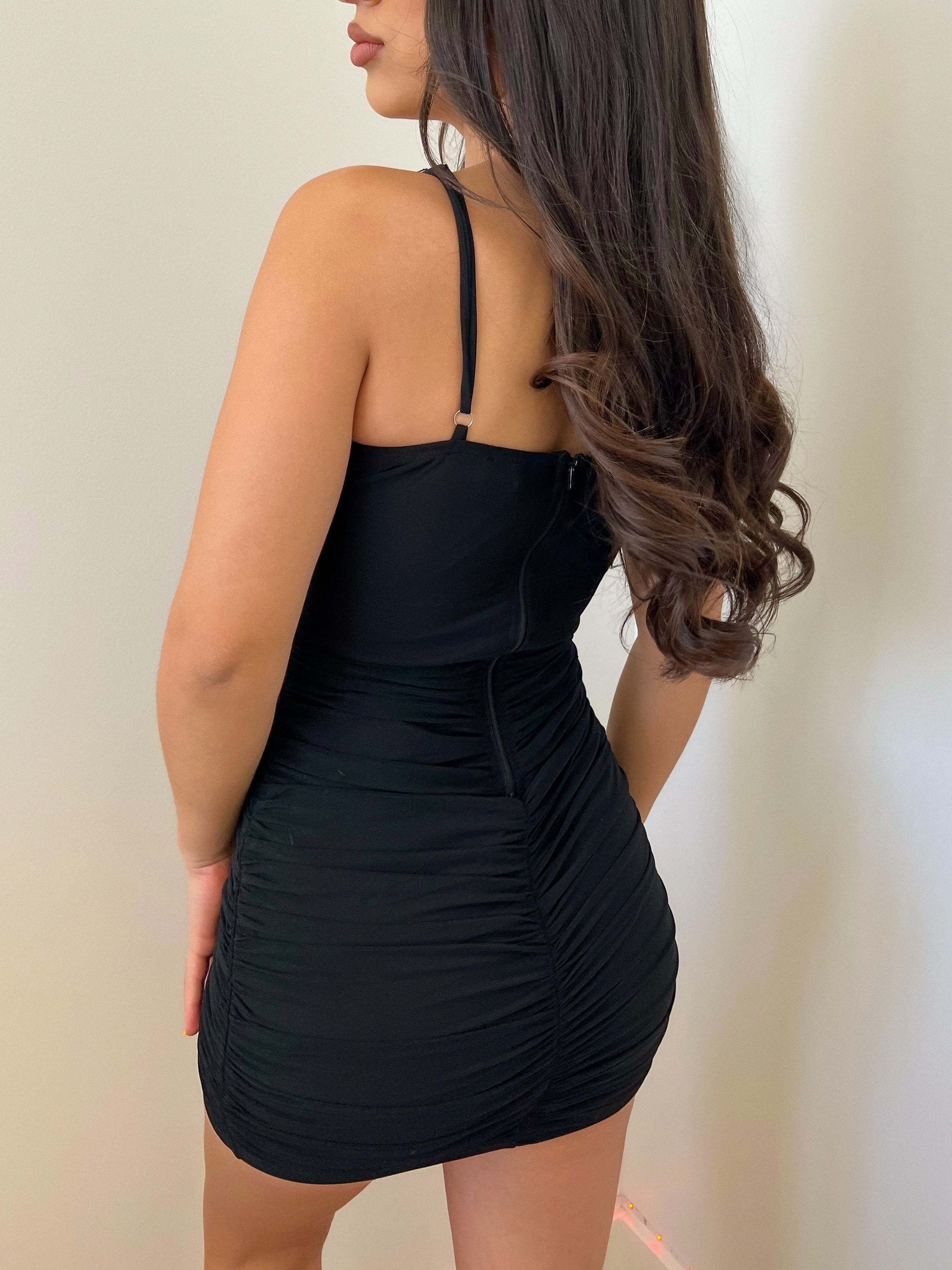 Alya Mesh Dress (Black) Small Alya Mesh Dress (Black) Small