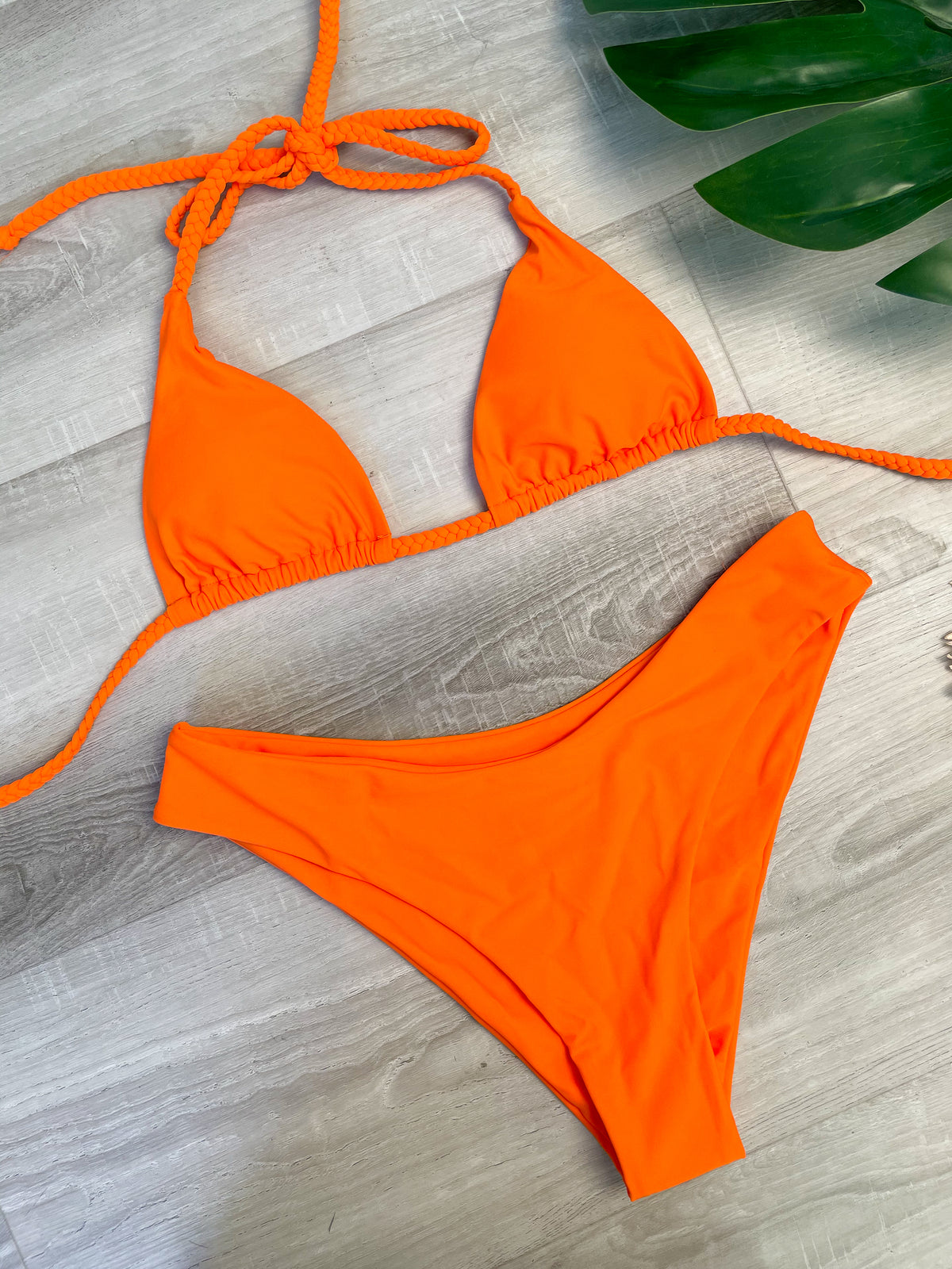 Myla Bathing Suit Set (Orange)