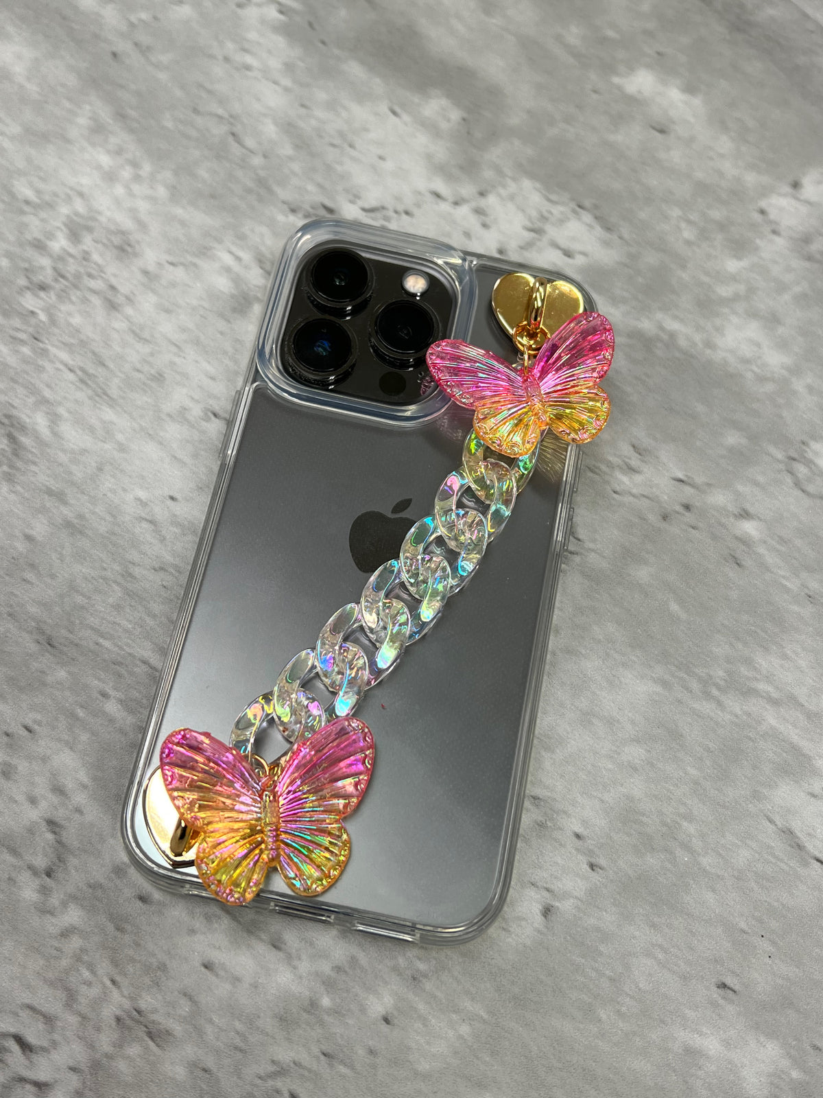 Mariah Phone Strap (Pink/Yellow)