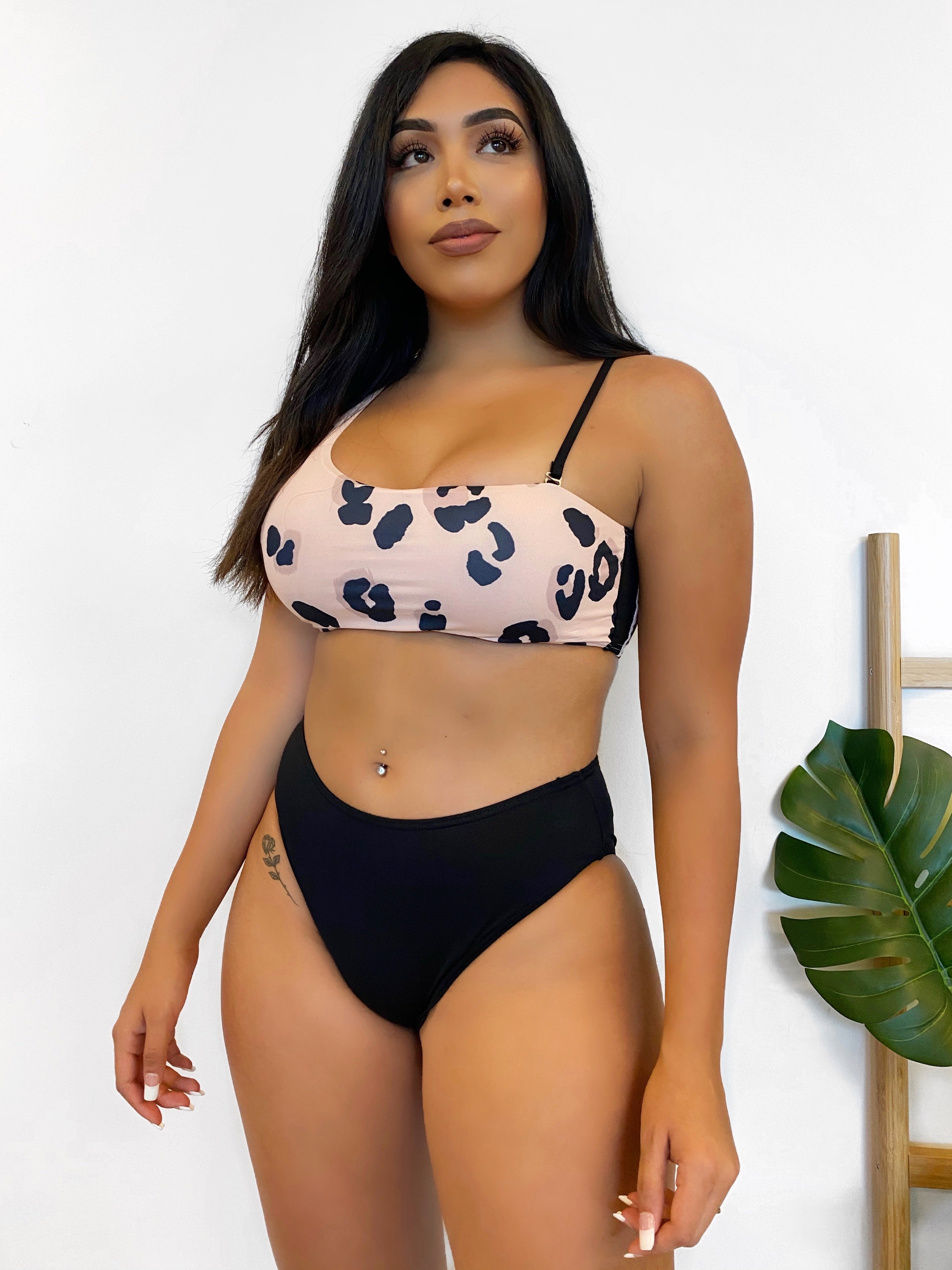 Meghan 2 Piece (Nude/Black)