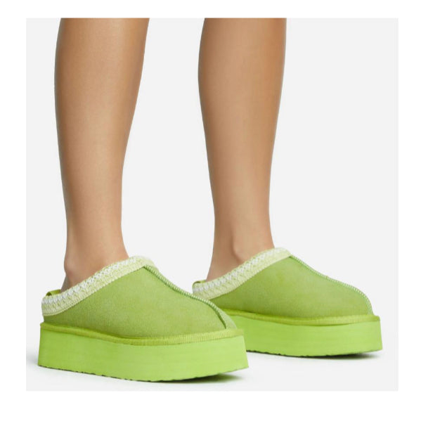 Jovie Slippers (Green)