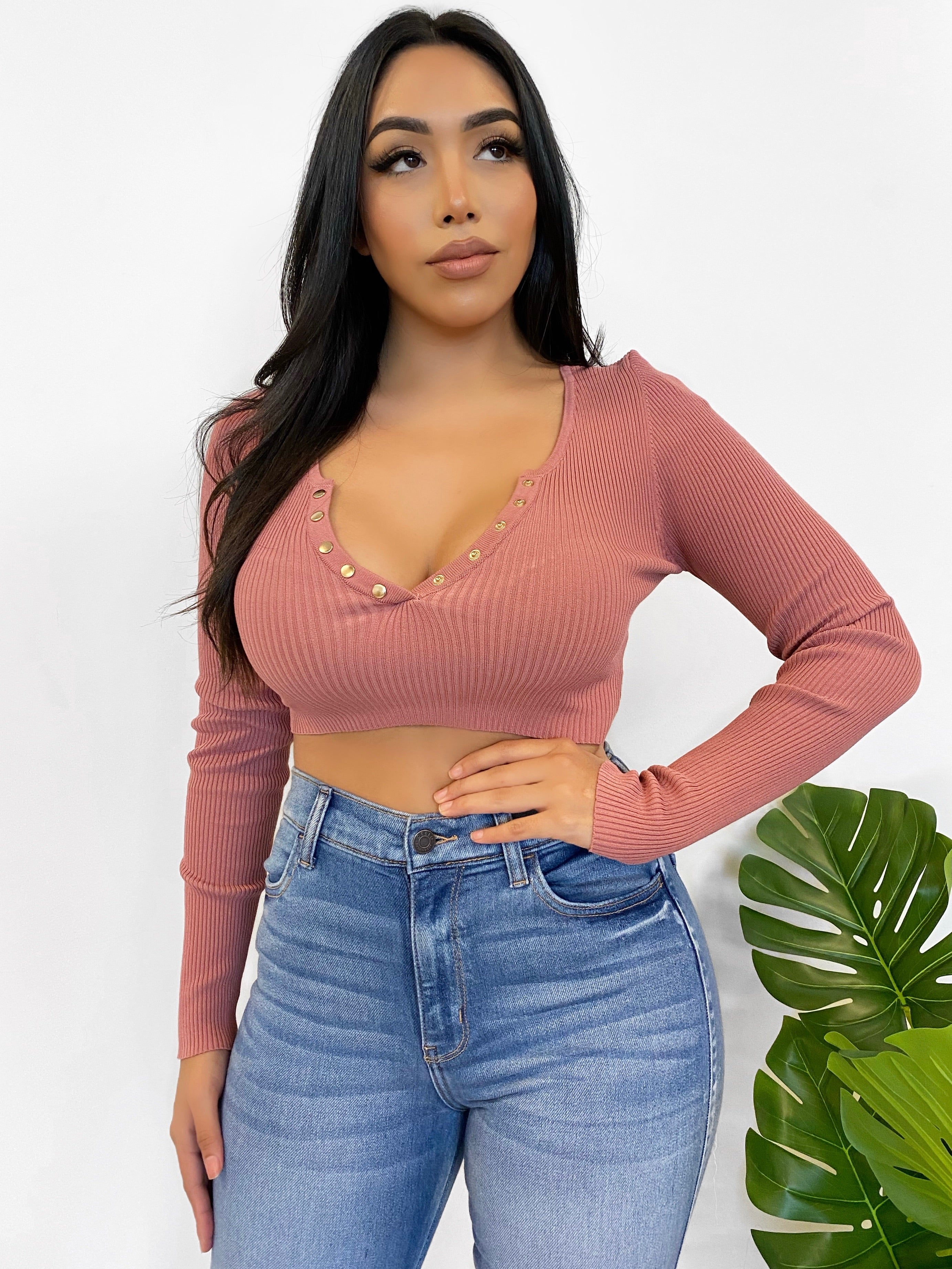 Jaelyn Top Mauve