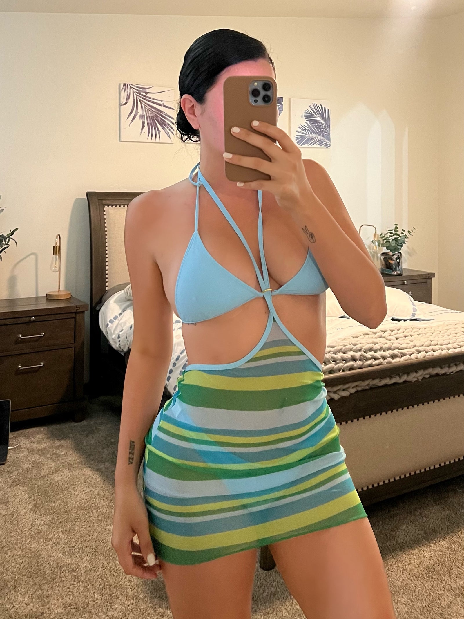 Baya Bathing Suit Set (Blue)