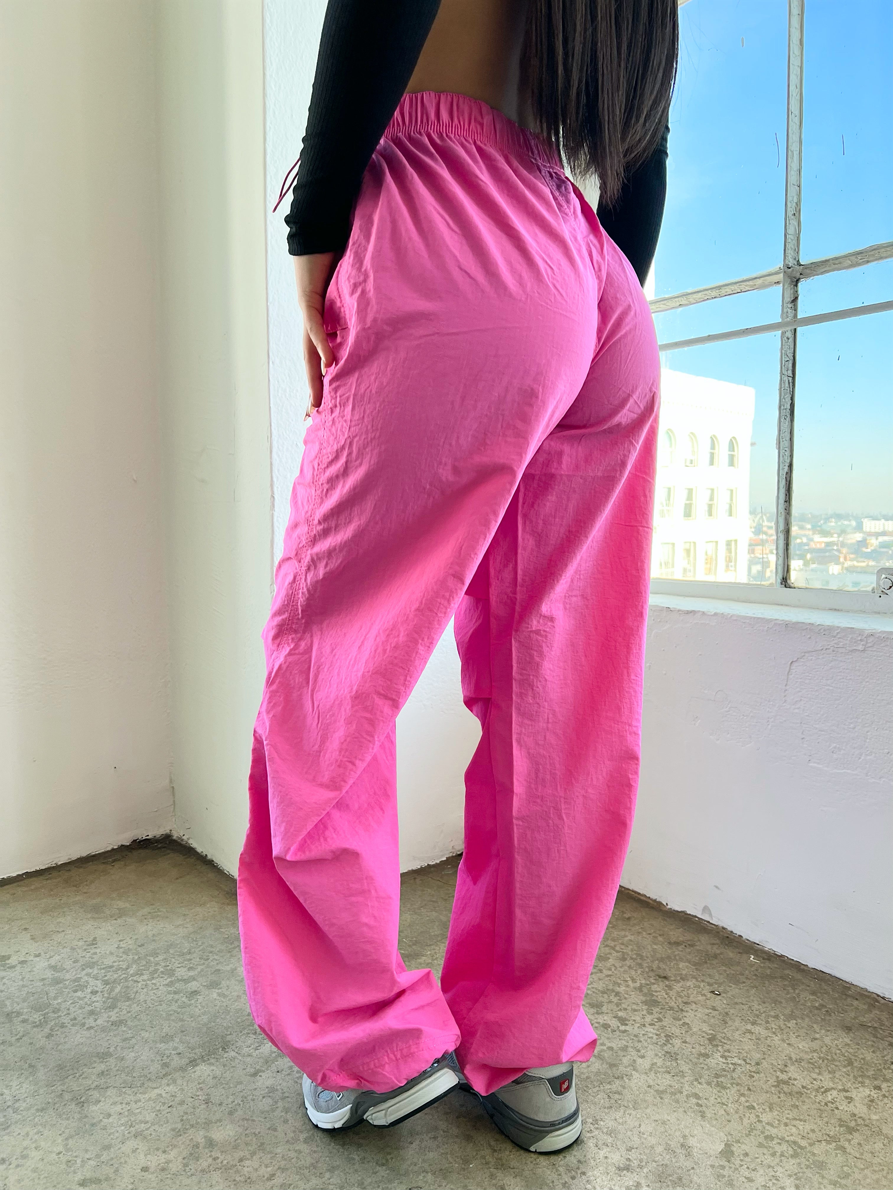 Alexia Denim Cargo Pants (Pink Wash) - Laura's Boutique, Inc